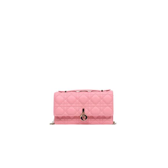 DIOR Pink My Top Handles Crossbody Bag Handle A-A37397 - Picture 1 of 1